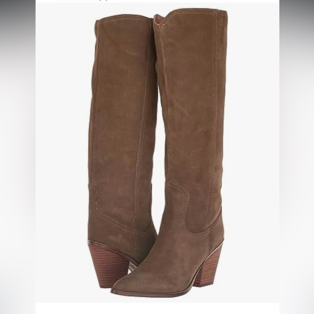 NWT Blondo Women's Wrangle Waterproof Tall Taupe Suede Boots, Size 8 - Picture 6 of 9